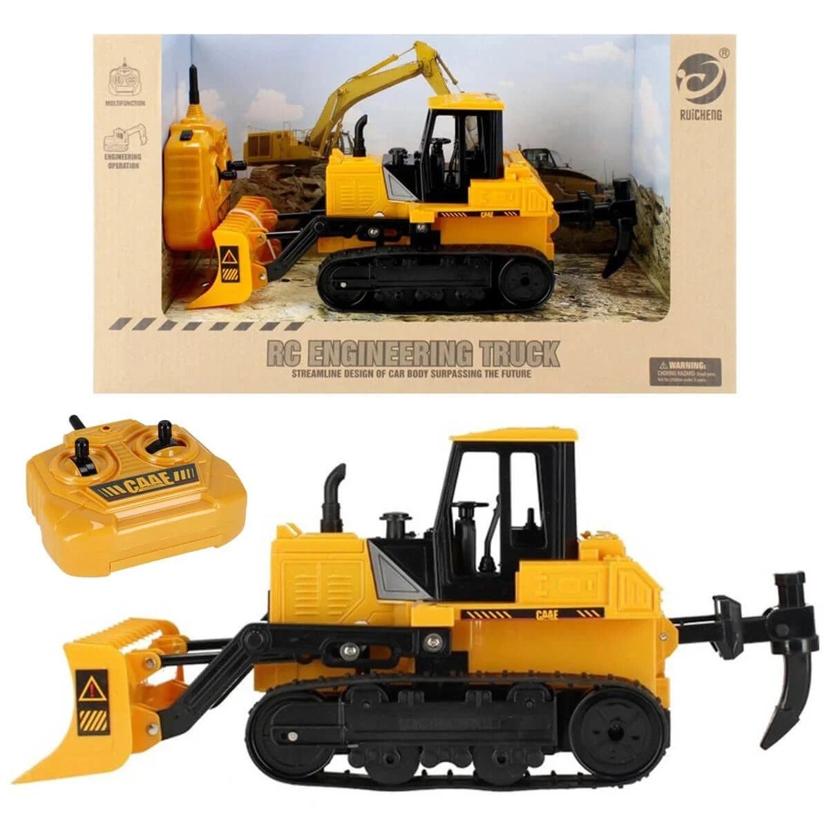 Uzaktan Kumandalı Oyuncak İş Makinesi Paletli Buldozer MG-9205-Uzaktan Kumandalı Araçlar