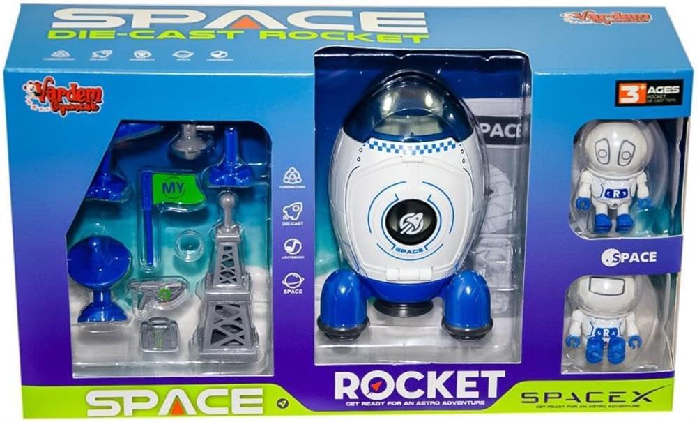 Vardem Işıklı ve Müzikli Uzay Roketi MY66-Q1207-Erkek Oyuncakları