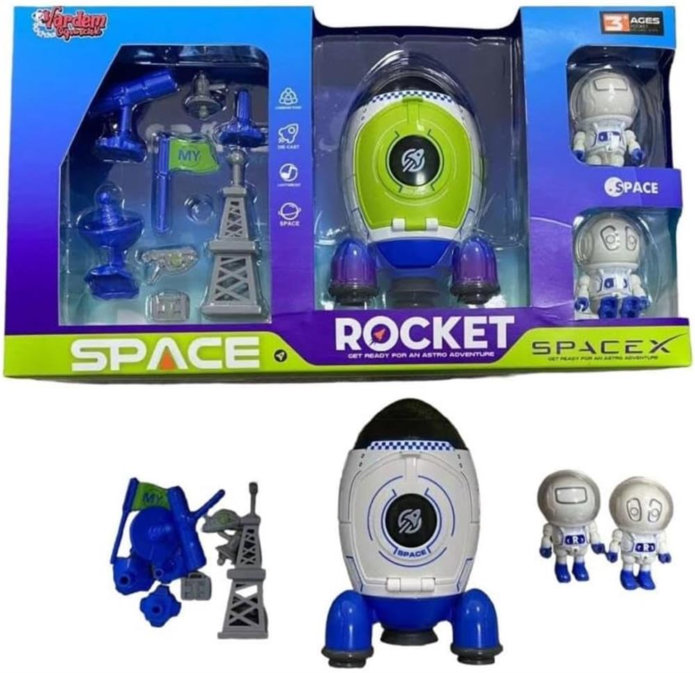 Vardem Işıklı ve Müzikli Uzay Roketi MY66-Q1207-Erkek Oyuncakları