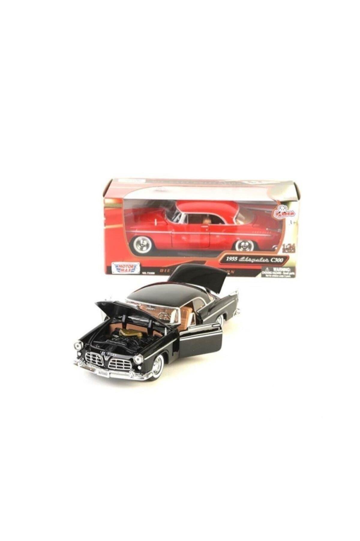 Vardem Metal Motormax 1955 Chrysler C300 1:24 Kırmızı-Maket Araçlar