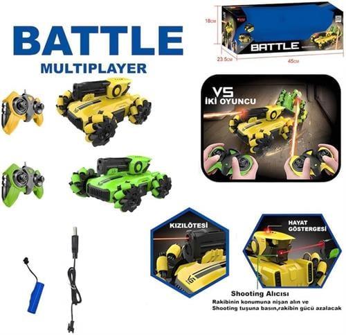 Vardem SYR-666-805 Kumandalı Şarjlı 2.4G Çiftli Akrobat Savaşcı Araba-Oyuncak Bebekler