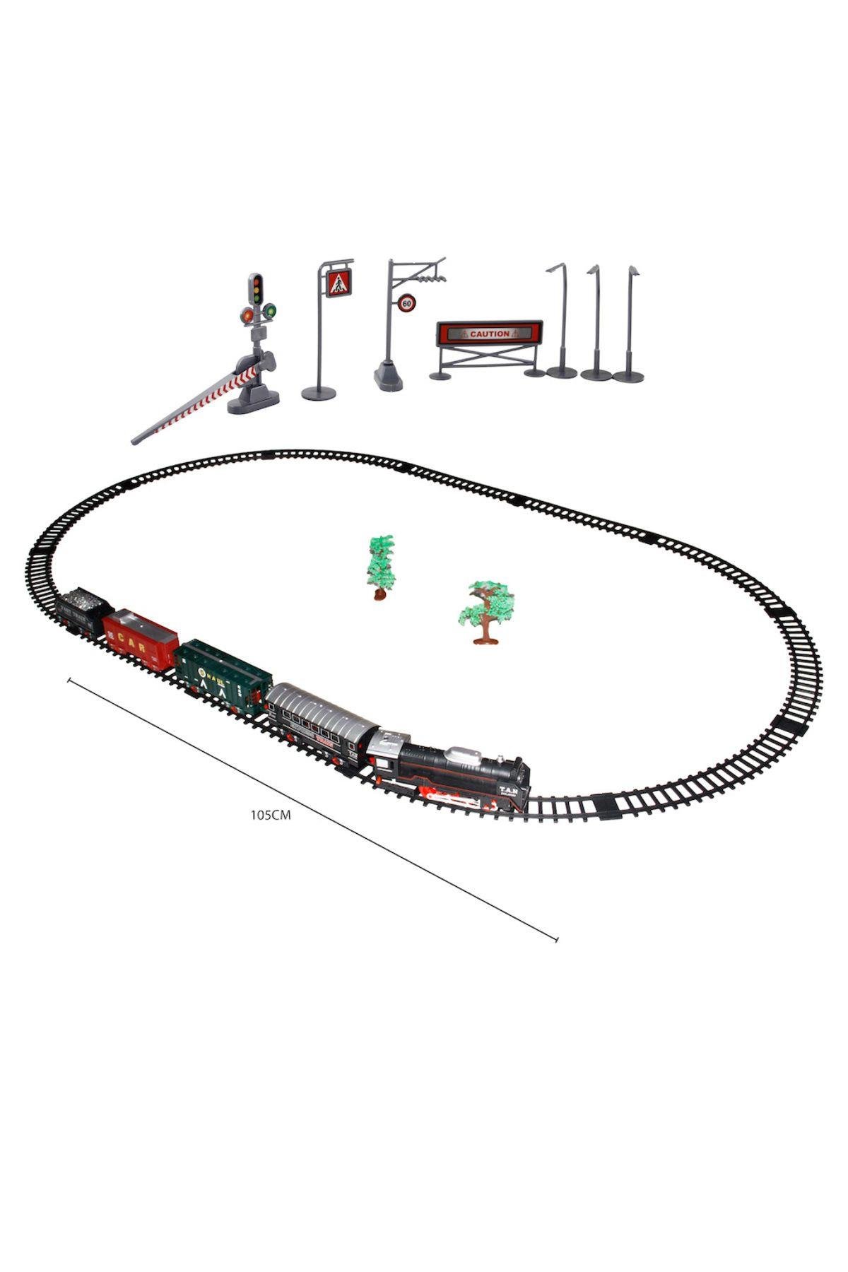 Vardem Vardem Kutulu 26 Parça Işıklı ve Sesli Classic Model Tren Set-Oyuncak