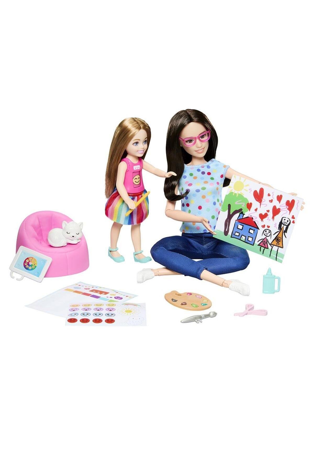 ve Chelsea Sanat Atölyesi Oyun Seti HRG48-Oyuncak Bebekler