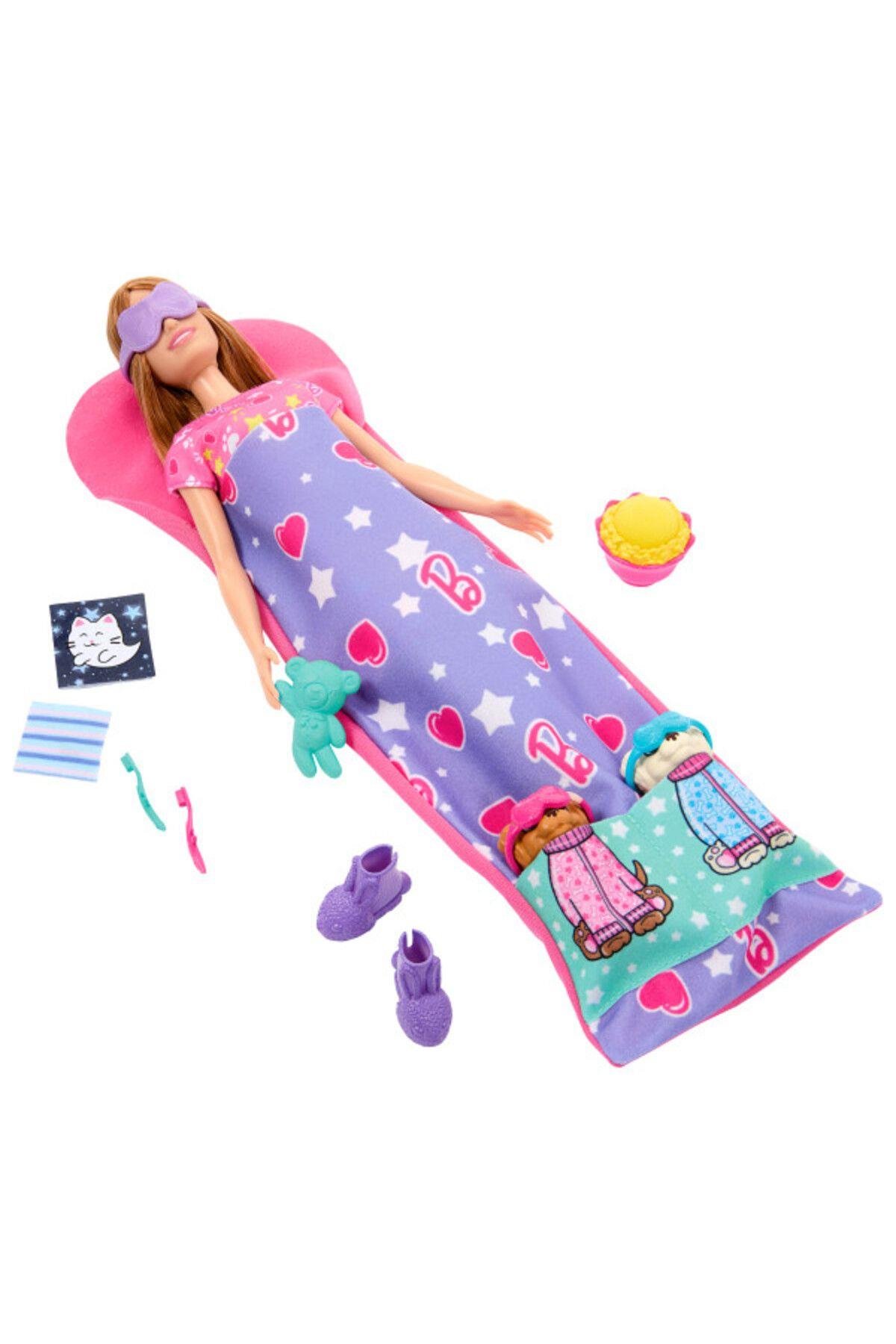 ve Yavru Köpekleri ile Pijama Partisi HXN01-Oyuncak Bebekler