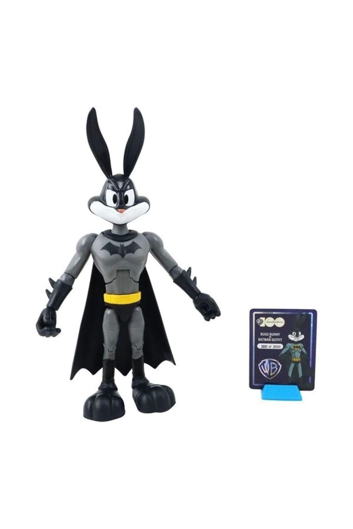 Warner Bros Bugs Bunny-batman Kıyafetiyle 18 Cm Koleksiyon Figürü Waw02000-Karakter Figürleri