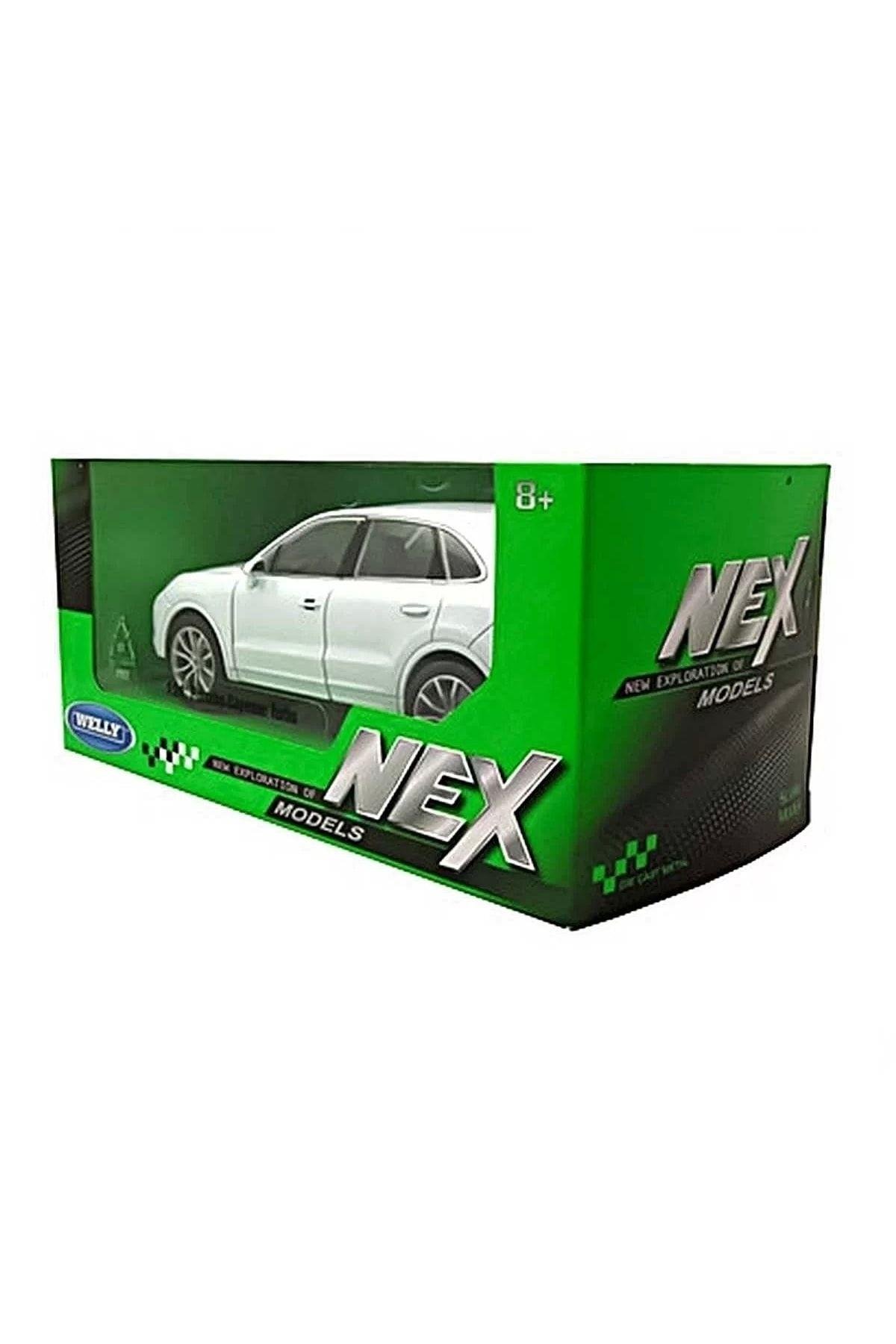 WELLY Porsche Cayenne Turbo 1:24 Beyaz Model Araba-Maket Araçlar