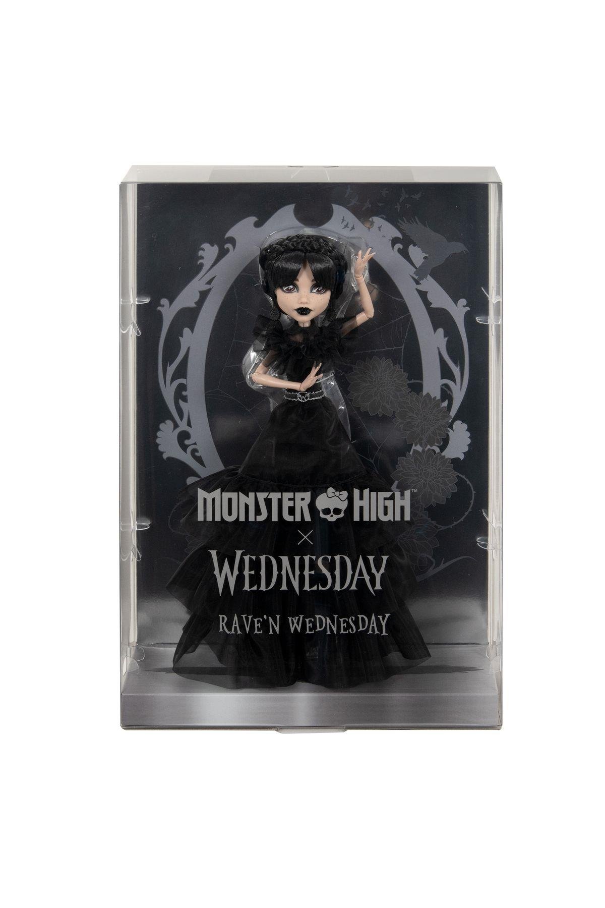 X Wednesday Rave'n Dress Wednesday Doll                           -Oyuncak Bebekler