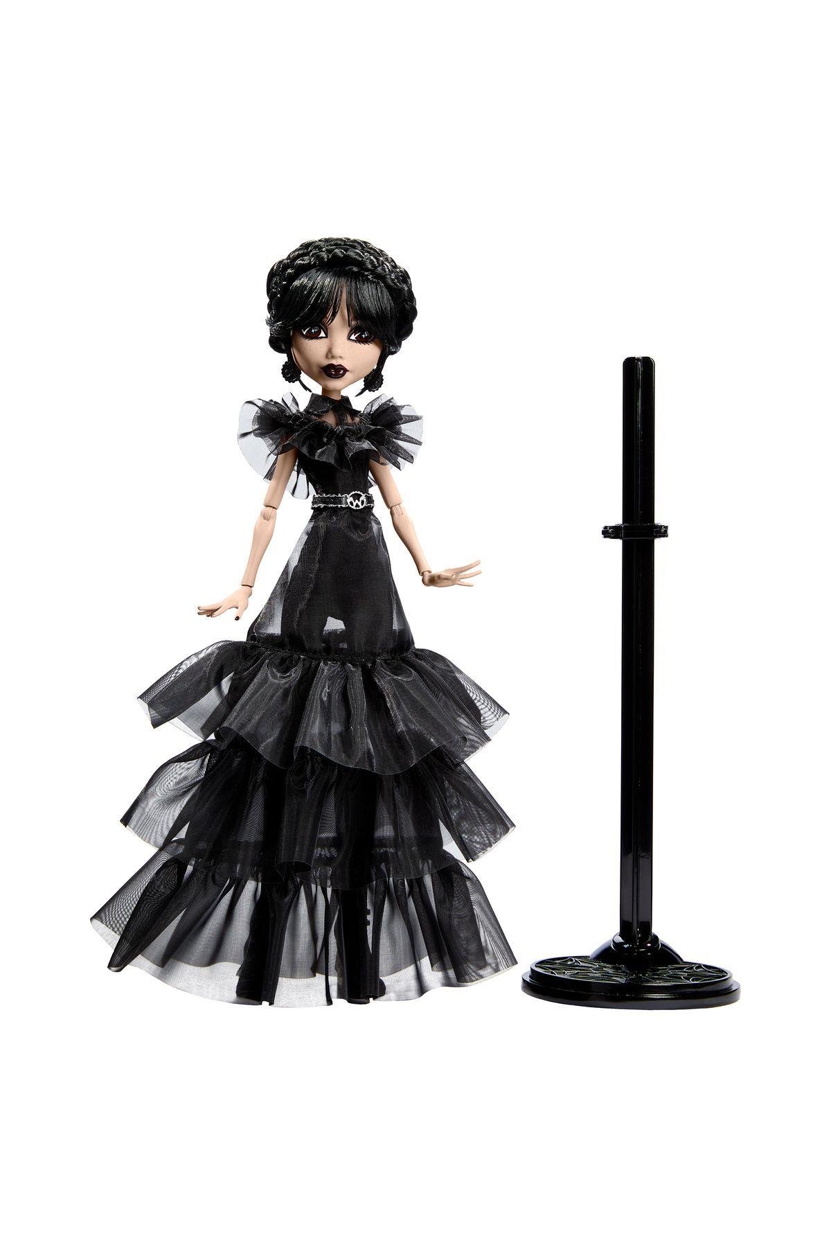 X Wednesday Rave'n Dress Wednesday Doll                           -Oyuncak Bebekler