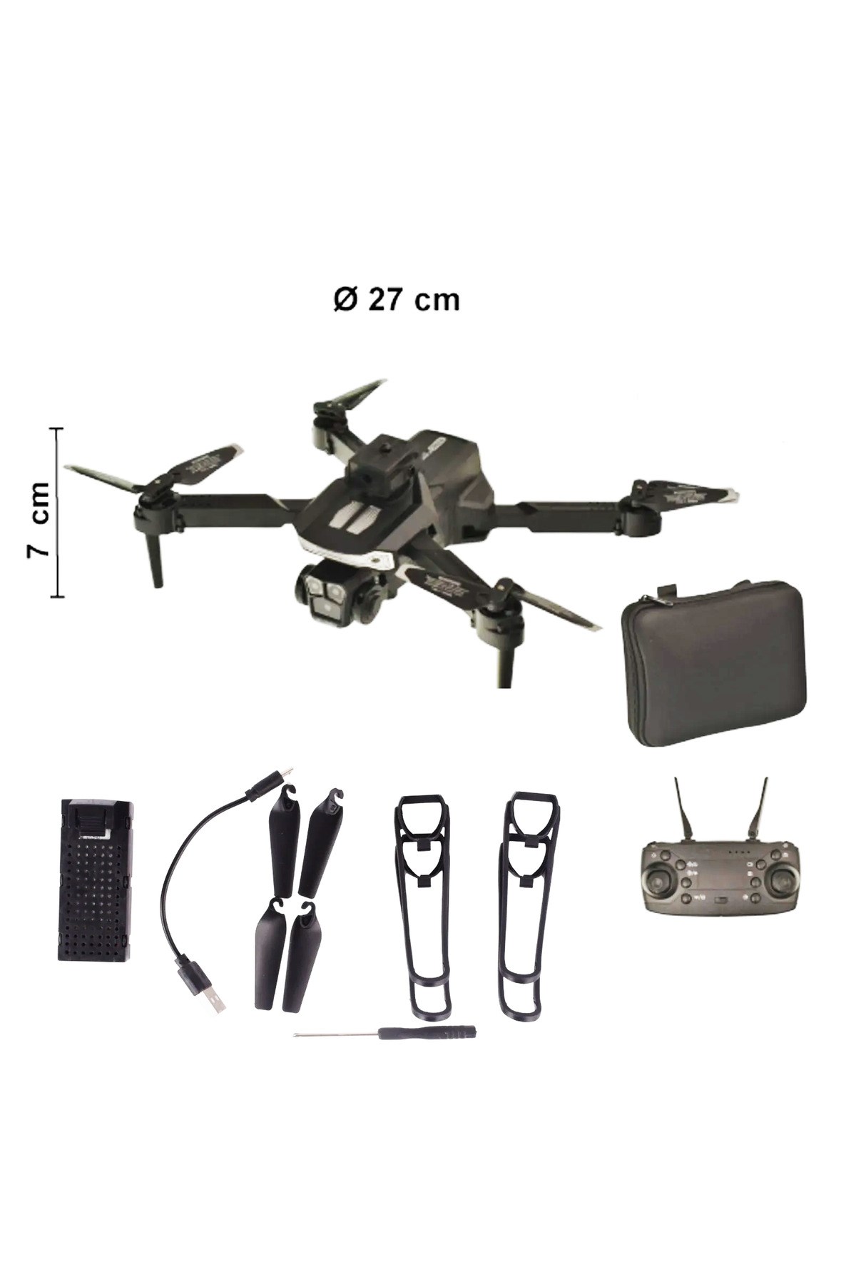 Y-Series Y615 WiFi Kameralı Optik Flow Sabitlemeli Drone – HD Kamera-Helikopter ve Drone