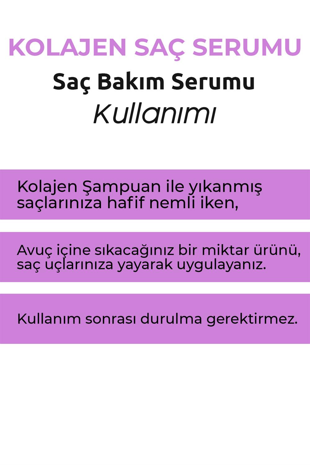 Aizen Kolajen Saç Bakım Serumu Collagen Hair Care Serum