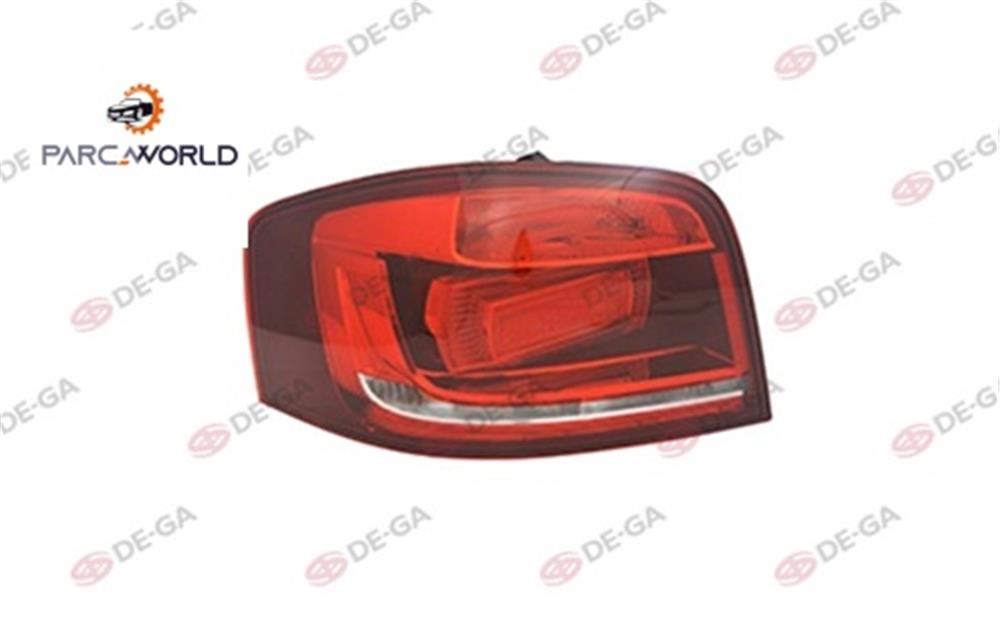 Audı A3 Arka Stop 3 Kapı Sol 2009-2012