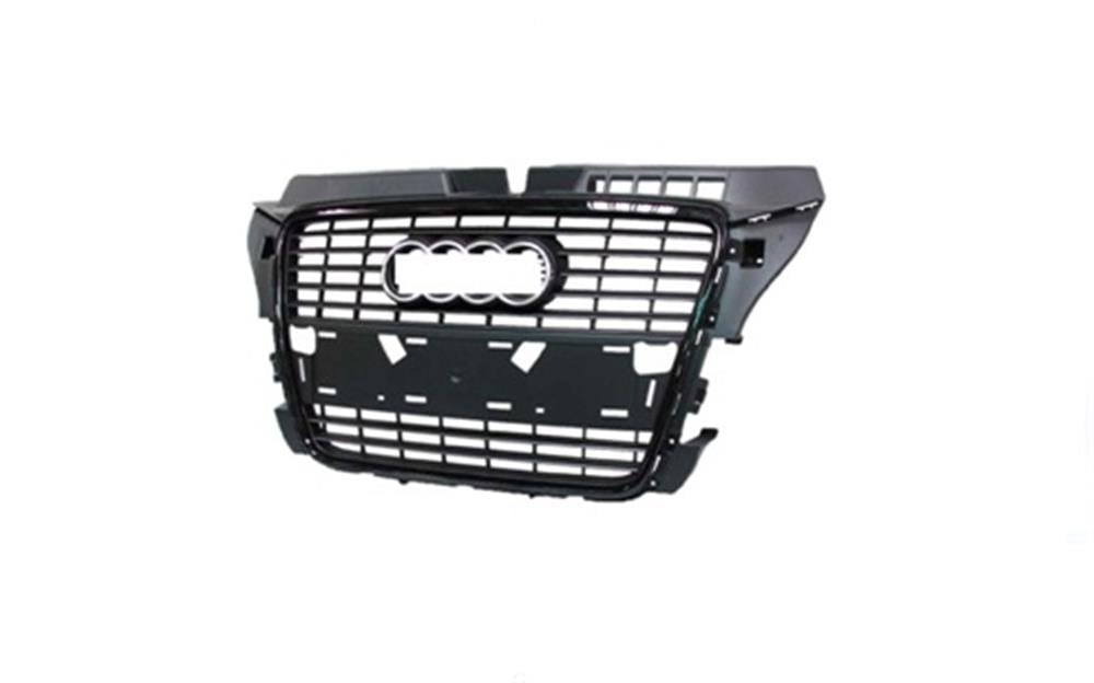 AUDI A3 ÖN PANJUR SİY.DESEN.PLAKA DELİKLİ 09- ORJİNAL REF. NO: 8P0853651PVMZ UYUMLU AUD09A3010