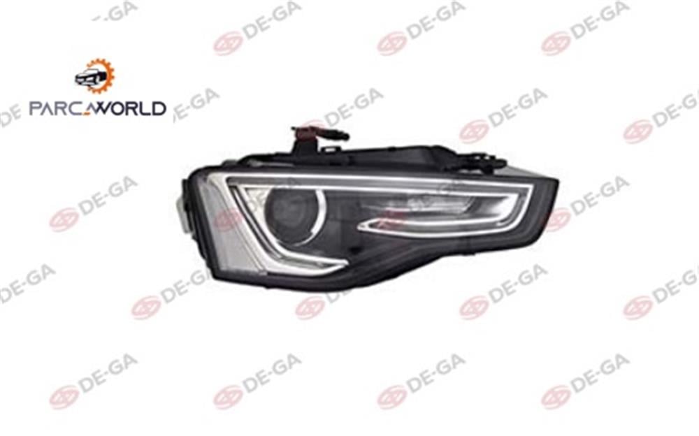 Audı A5 Ön Far Elelktrık Motorlu Led Gündfar Sağ 2012