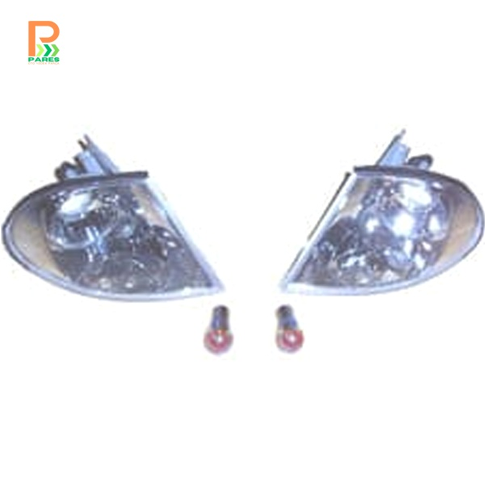 BMW 3 SERI- E46- SD- 1998-2001- MODİFİYE ÖN SİNYAL SAĞ TARAF /SOL TARAF SET 2 PARÇA BEYAZ/NİKELAJLI (FAR TARAFI D