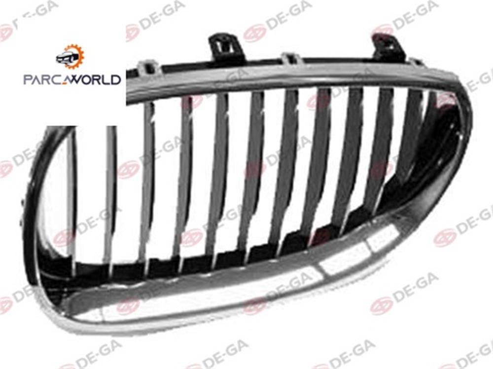 Bmw 5 E60 Ön Panjur Komple Krom Sıyah Sol 2003