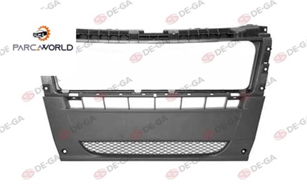 Fıat Ducato Ön Tampon Orta Parça Sıyah 0713 Tüv