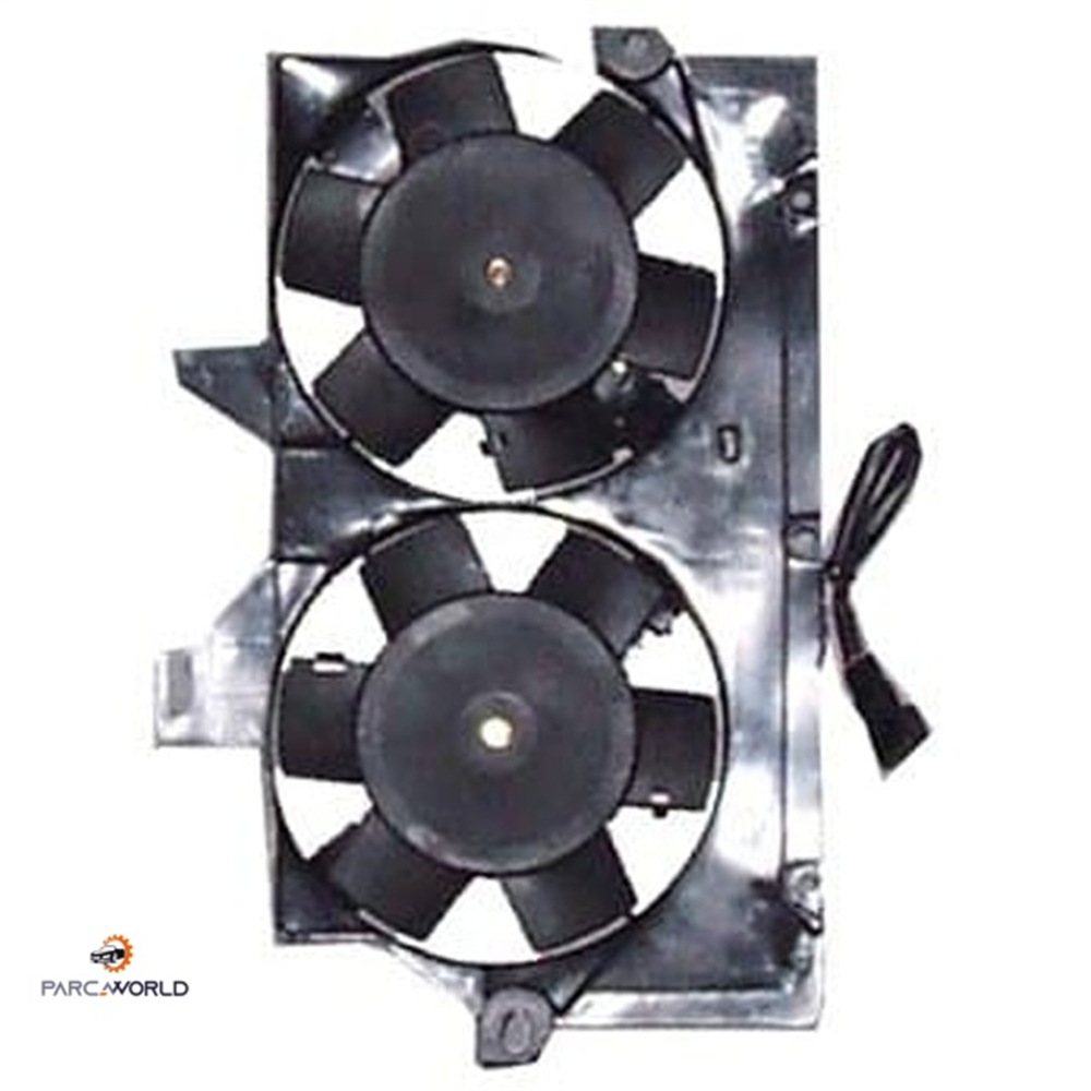FORD TRANSIT- V184- 02/06; KLİMA FAN DAVLUMBAZI KOMPLE ÇİFTLİ MOTORSUZ (TRAVELLER TİPİ) 