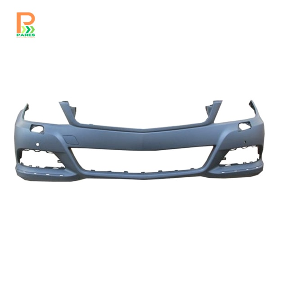 MERCEDES C CLASS- W204- 2011-2013- ÖN TAMPON (SİS/SENSÖR/FAR YIKAMA DELİKLİ TW)