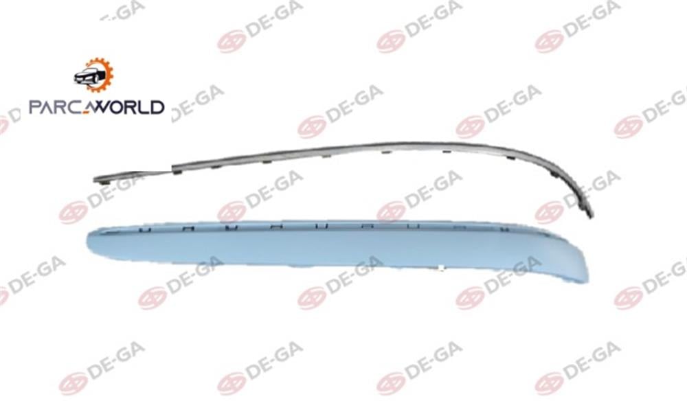 Mercedes W211 Arka Tampon Kuşağı Krom Çıtalı Sol 2002-2007