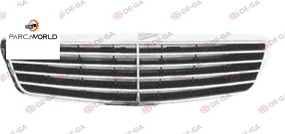 Mercedes W220 Ön Panjur Krom Sıyah Astarlı 1998-2001