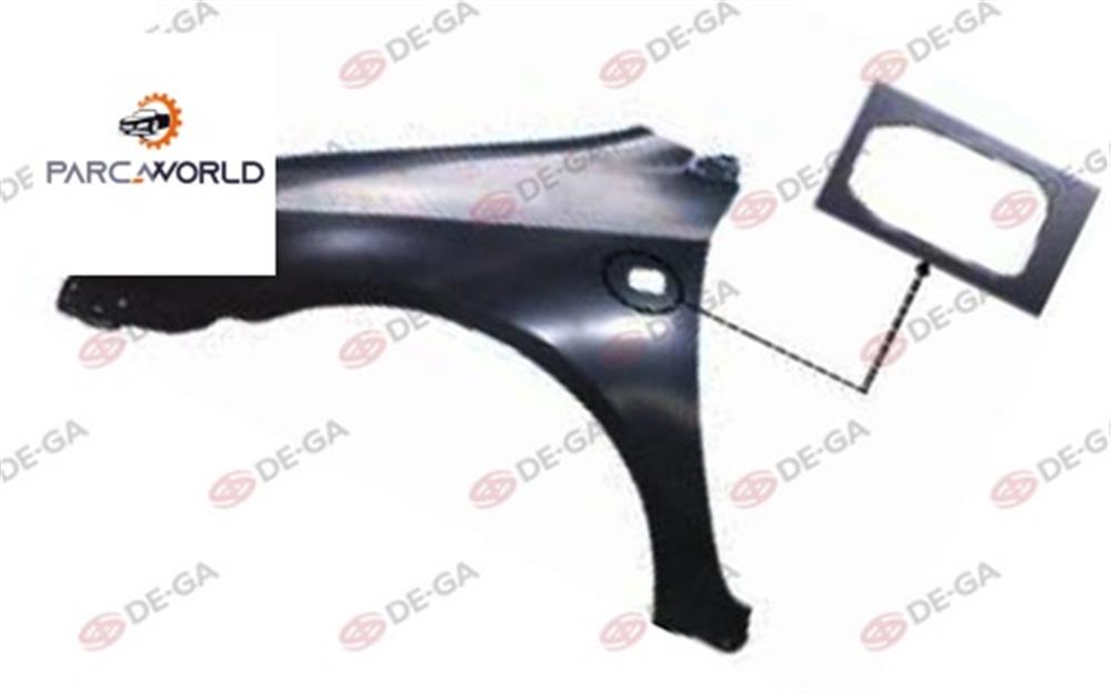 Toyota Corolla Ön Çamurluk Delıklı Sdn Sol 2002-2006