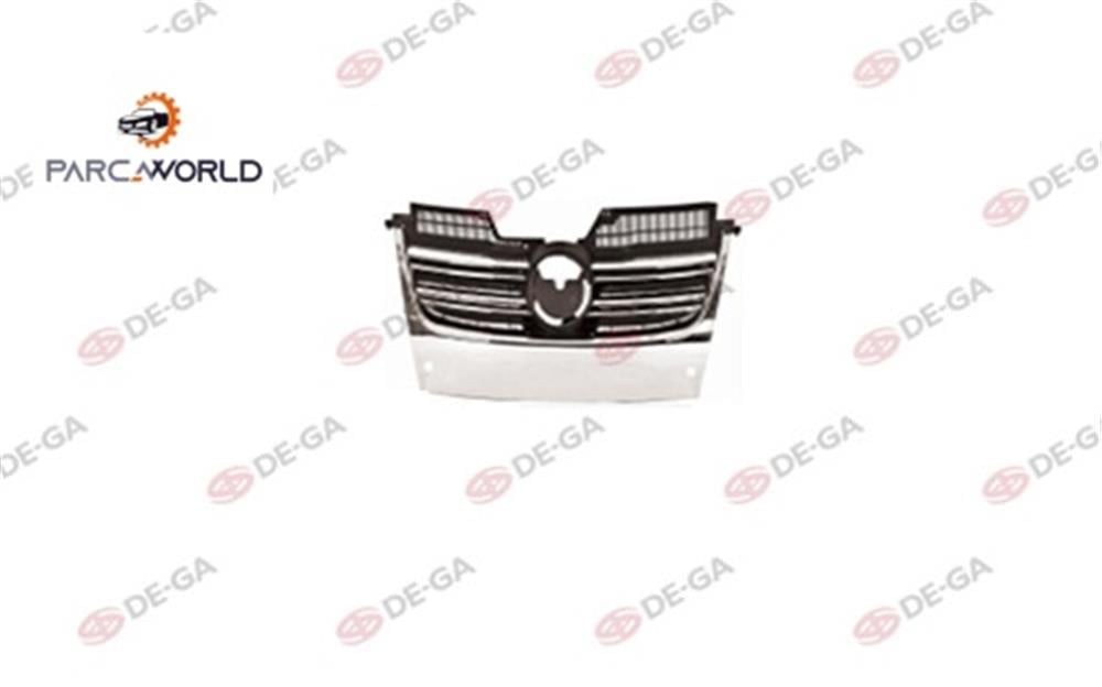 Volkswagen Jetta Ön Panjur Sensör Delikli Krom Kuşaklı 2006-2011