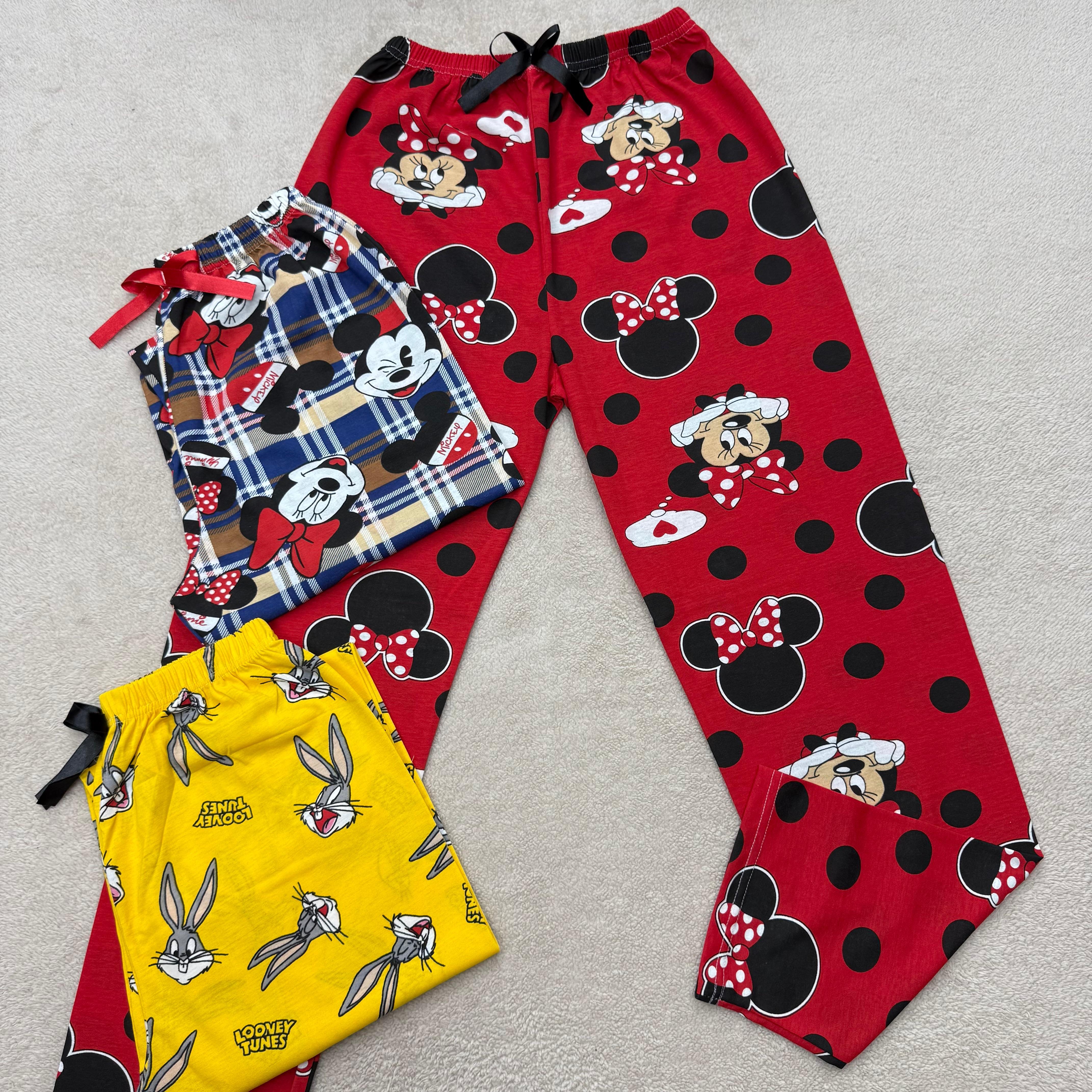 Rotasyon Bayan Penye Tek Alt Pijama-