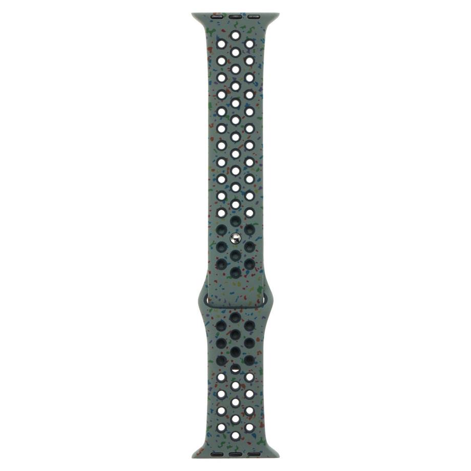  Apple Watch 38mm Kordon Yeni Seri 2023 KRD-02 Silikon Strap Kayış 