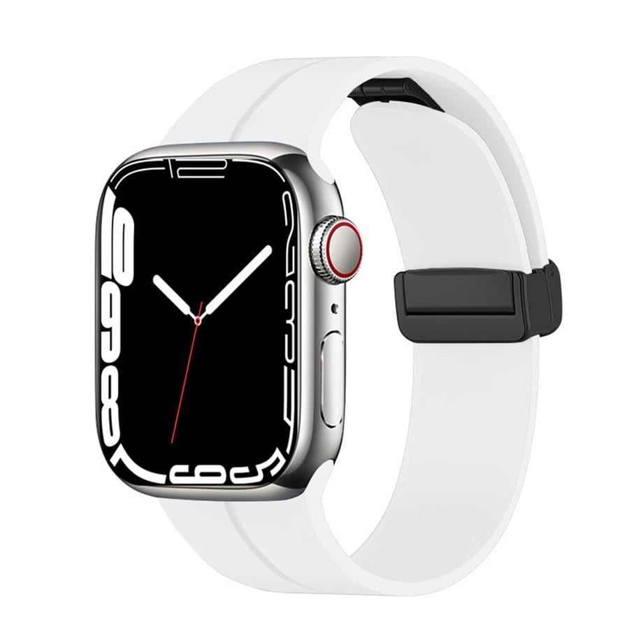  Apple Watch 38mm Zore KRD-84 Silikon Kordon  Beyaz 