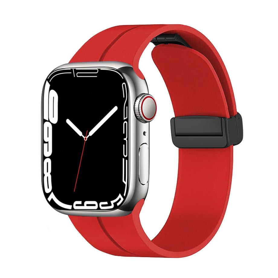  Apple Watch 40mm Zore KRD-84 Silikon Kordon  Kırmızı 