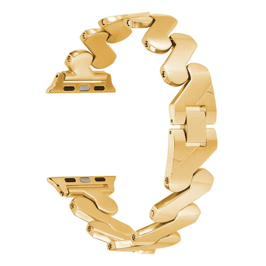  ​​​Apple Watch 44mm Kordon KRD-80 Metal Strap Kayış  Rose Gold 