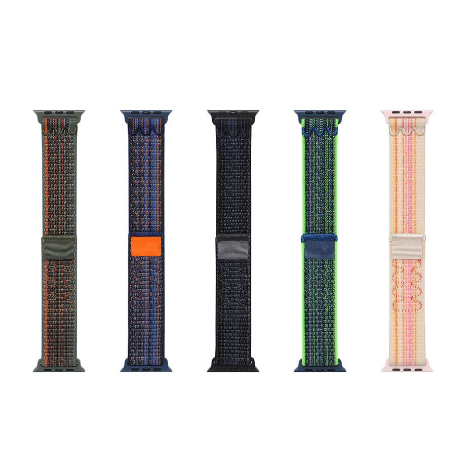  Apple Watch 44mm KRD-91 Hasır Kordon Strap Kayış 