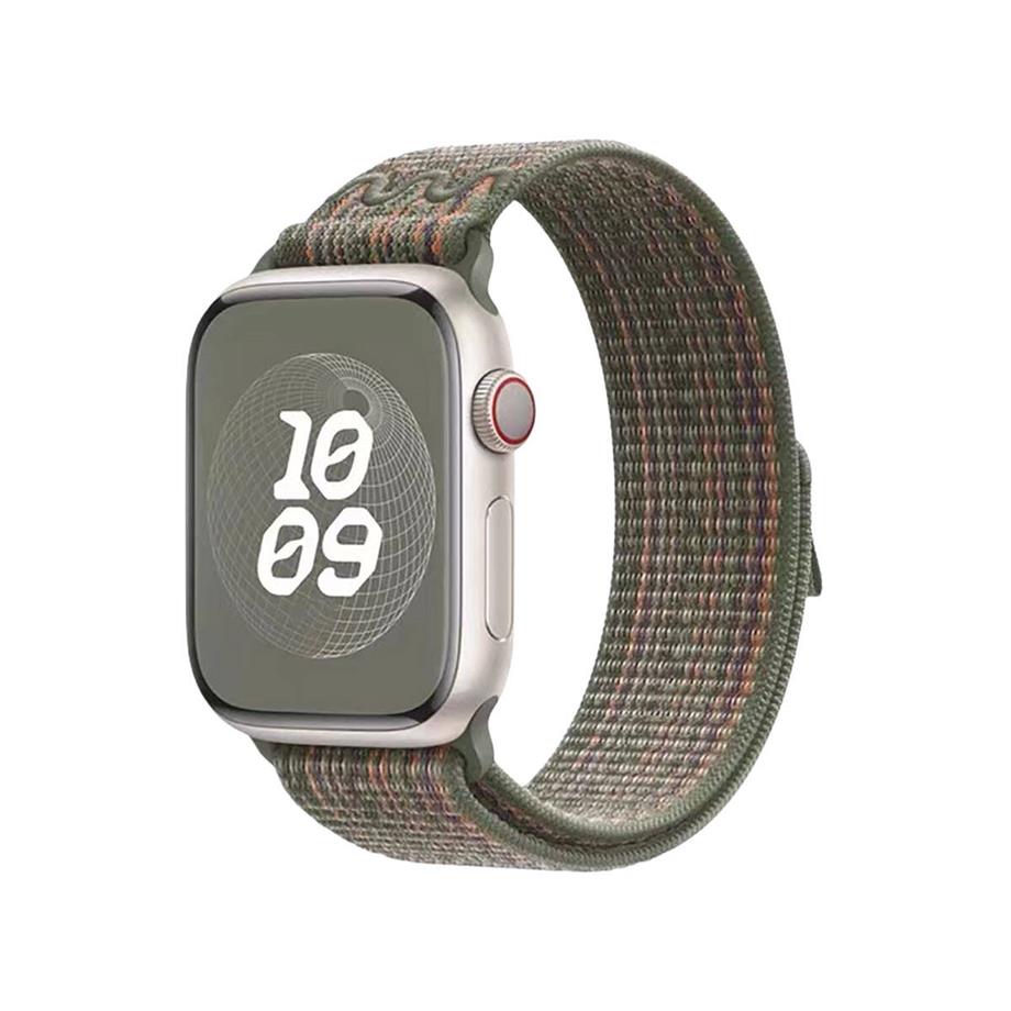  Apple Watch 44mm KRD-91 Hasır Kordon Strap Kayış 