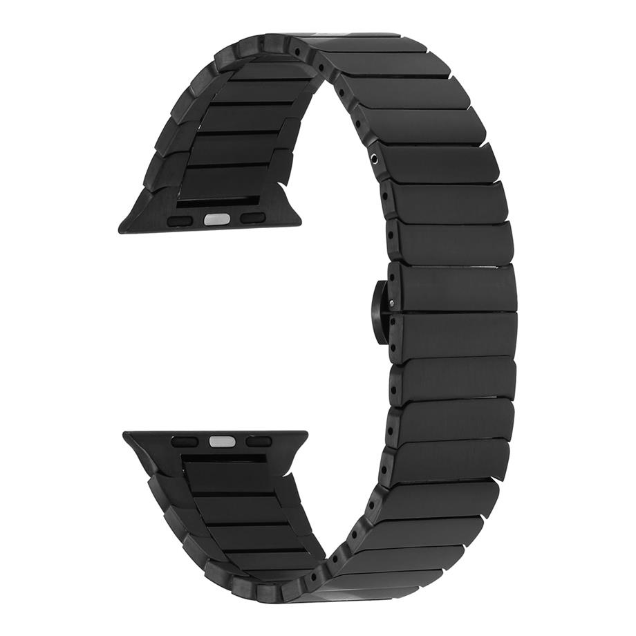  ​​​Apple Watch 7 41mm Kordon KRD-79 Metal Strap Kayış  Rose Gold 