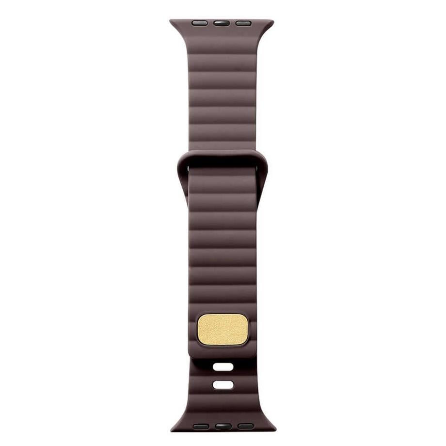  Apple Watch 7 41mm Zore KRD-73 Silikon Kordon  Kahverengi 