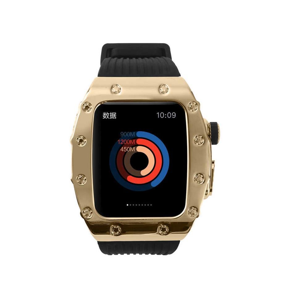  ???Apple Watch 7 45mm KRD-65 Kordon Siyah