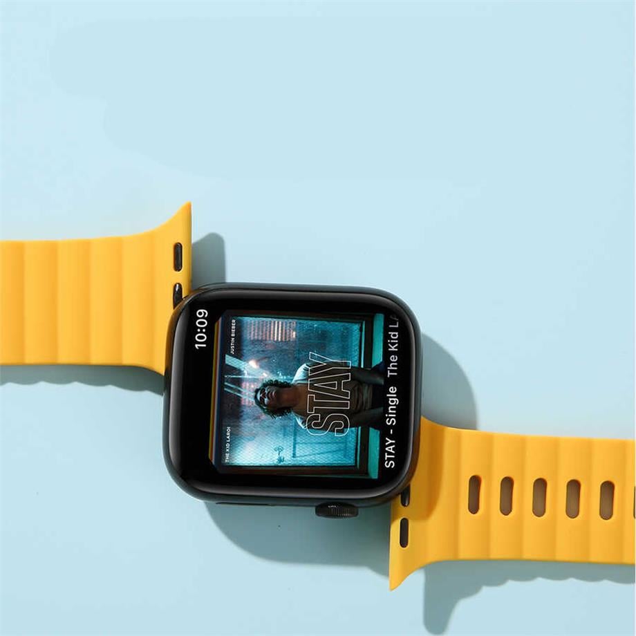  Apple Watch 7 45mm Zore KRD-73 Silikon Kordon 