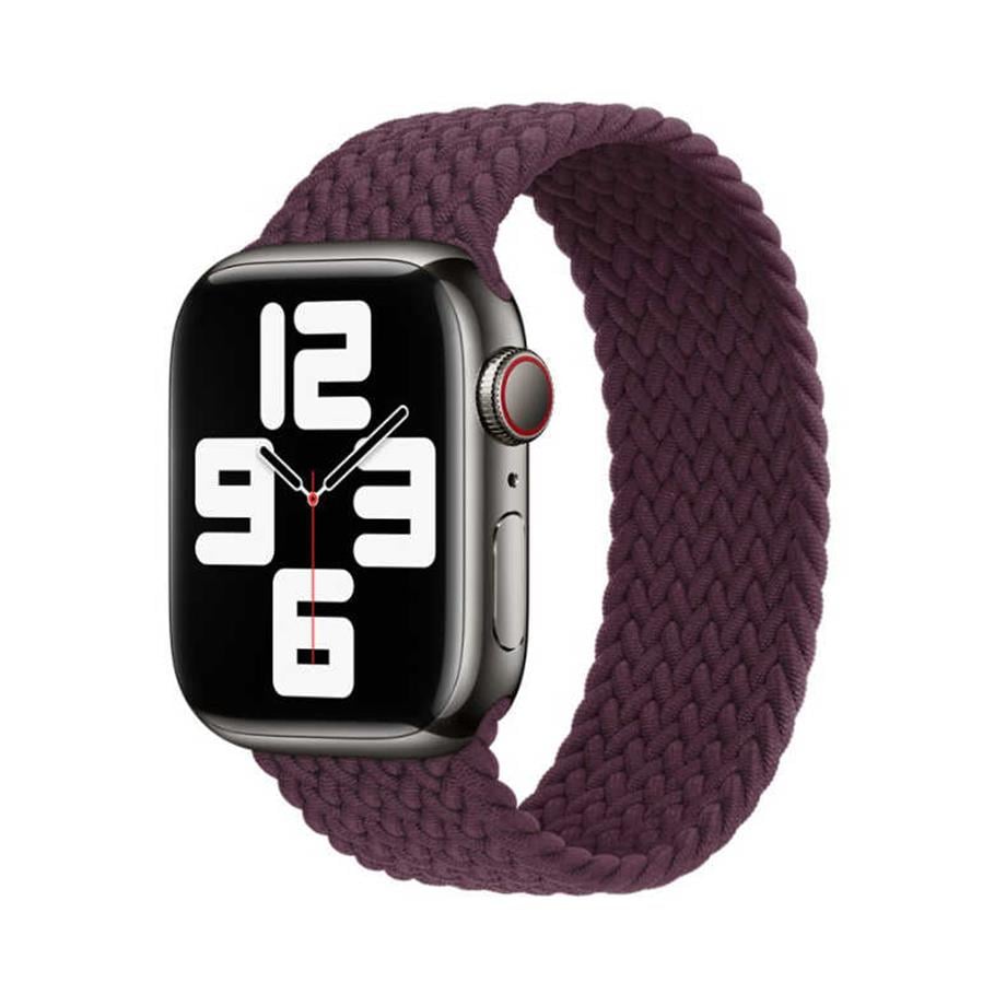  Apple Watch Ultra 49mm Kordon KRD-32 Small Strap Kayış  Koyu Mor 