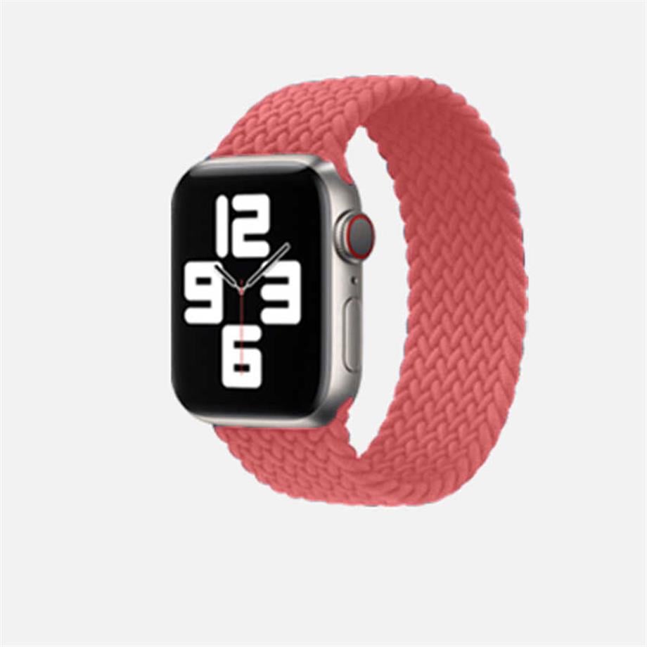  Apple Watch Ultra 49mm Kordon KRD-32 Small Strap Kayış  Pembe 