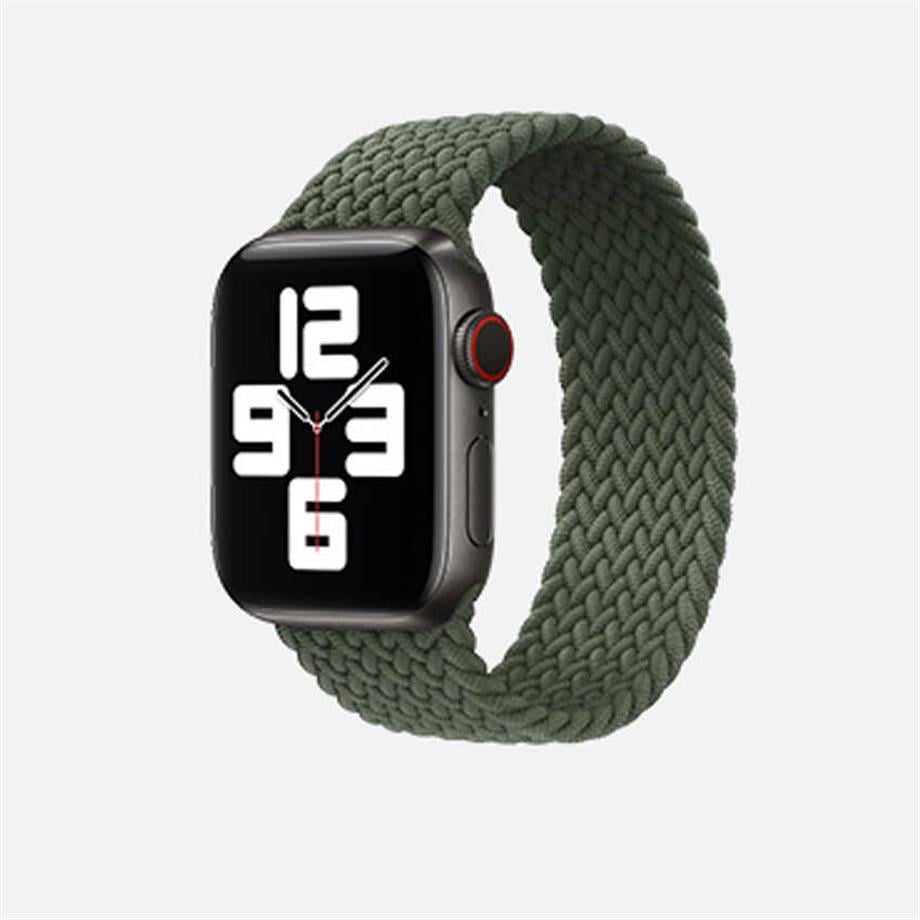  Apple Watch Ultra 49mm Kordon KRD-32 Small Strap Kayış  Koyu Yeşil 