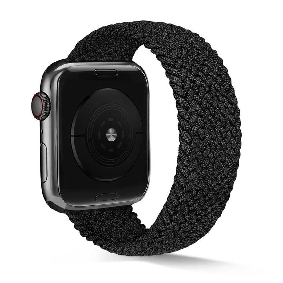  Apple Watch Ultra 49mm Kordon KRD-38 Large Strap Kayış  Siyah 