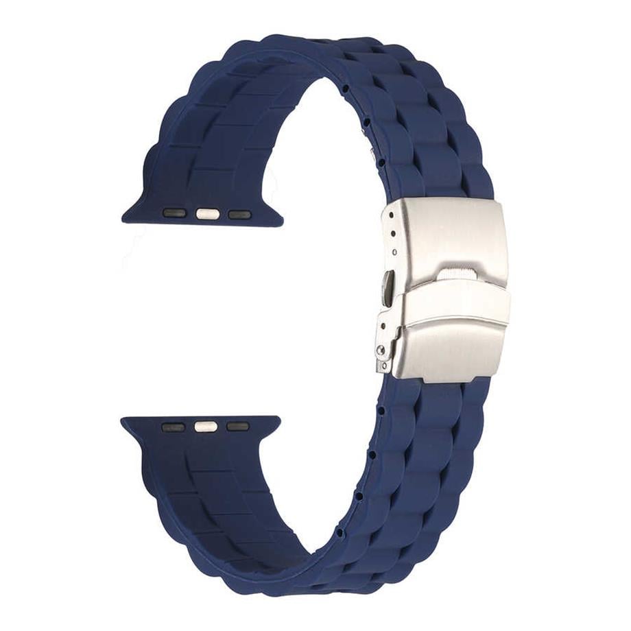  Apple Watch Ultra 49mm Kordon KRD-72 Silikon Strap Kayış  Lacivert 