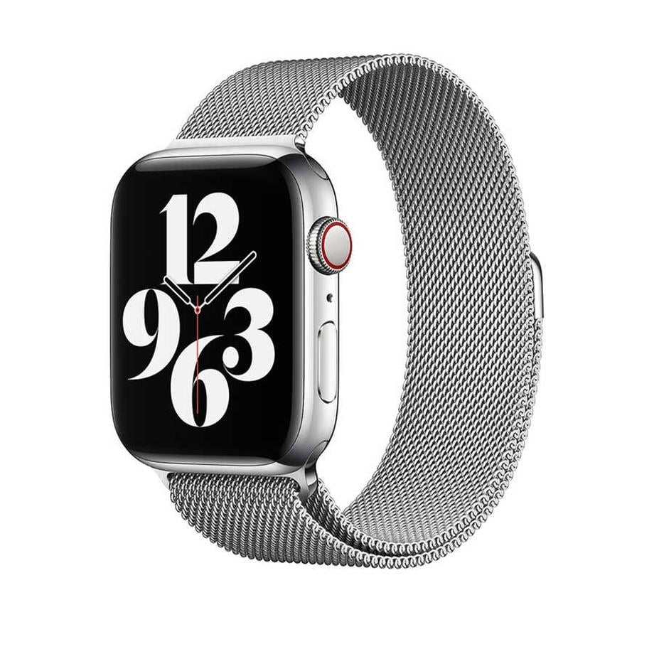  Apple Watch Ultra 49mm Kordon Wiwu Minalo Metal Strap Kayış  Gümüş 