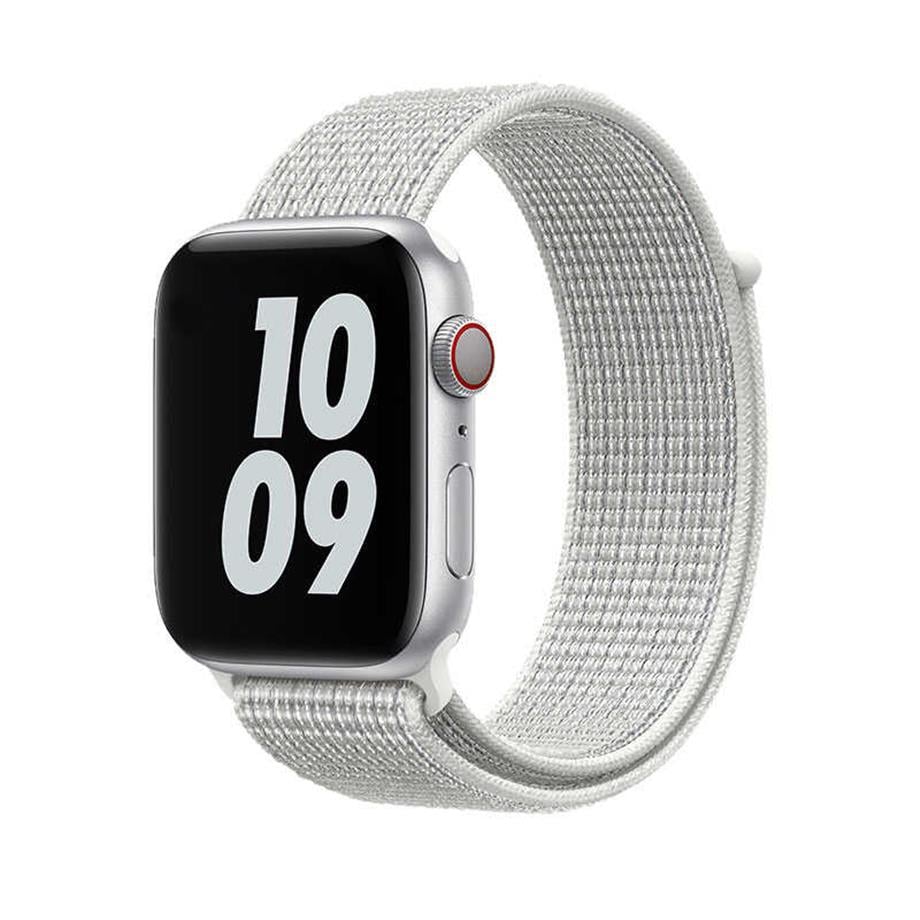  Apple Watch Ultra 49mm Kordon Wiwu Sport Loop Hasır Strap Kayış  Beyaz 
