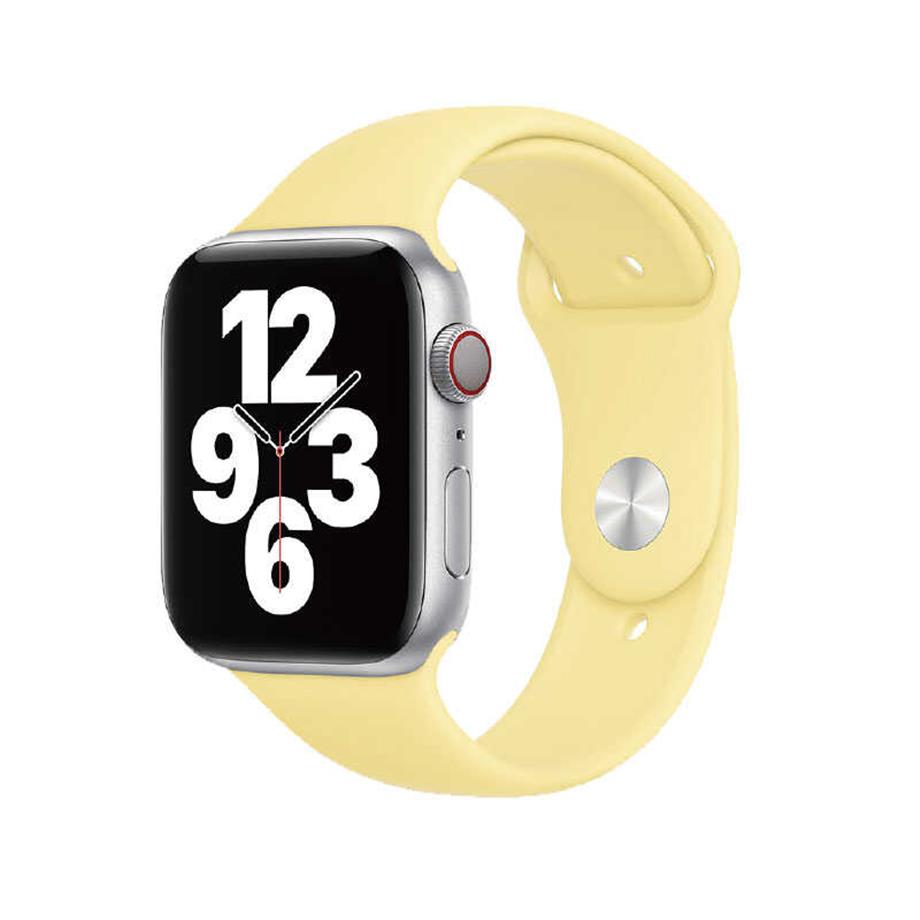  Apple Watch Ultra 49mm Kordon Wiwu Sport Band Silikon Strap Kayış  Sarı 