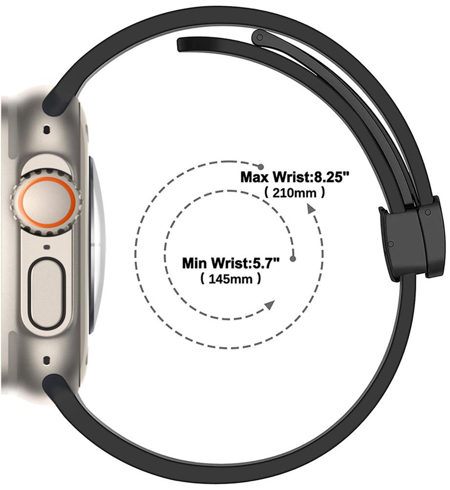  Apple Watch Ultra 49mm Zore KRD-84 Silikon Kordon 