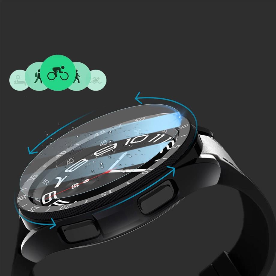  Galaxy Watch 6 Classic 43mm Sert PC Kasa ve Ekran Koruyucu Zore Sport Watch Gard 29 