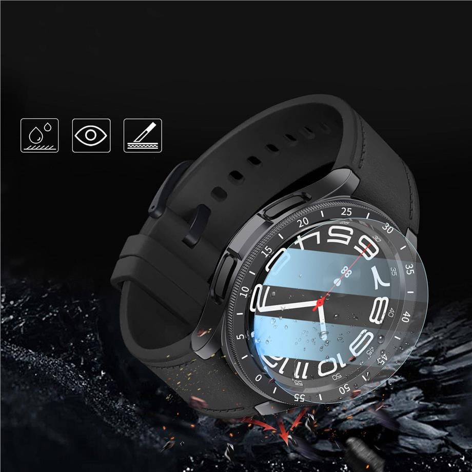  Galaxy Watch 6 Classic 43mm Sert PC Kasa ve Ekran Koruyucu Zore Sport Watch Gard 29 
