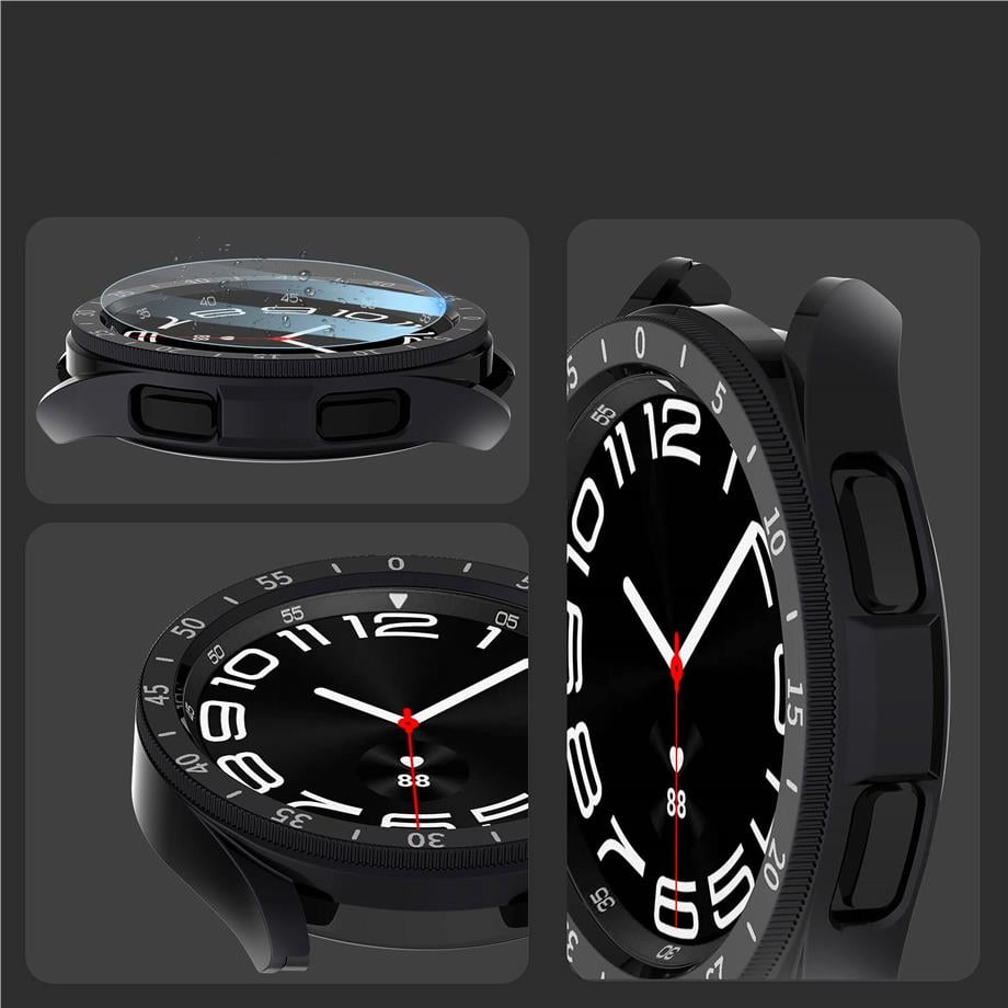  Galaxy Watch 6 Classic 47mm Sert PC Kasa ve Ekran Koruyucu Zore Sport Watch Gard 29 