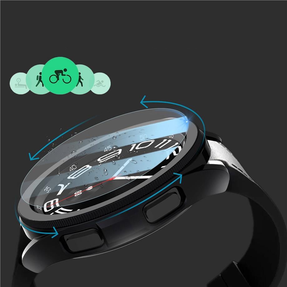  Galaxy Watch 6 Classic 47mm Sert PC Kasa ve Ekran Koruyucu Zore Watch Gard 29 